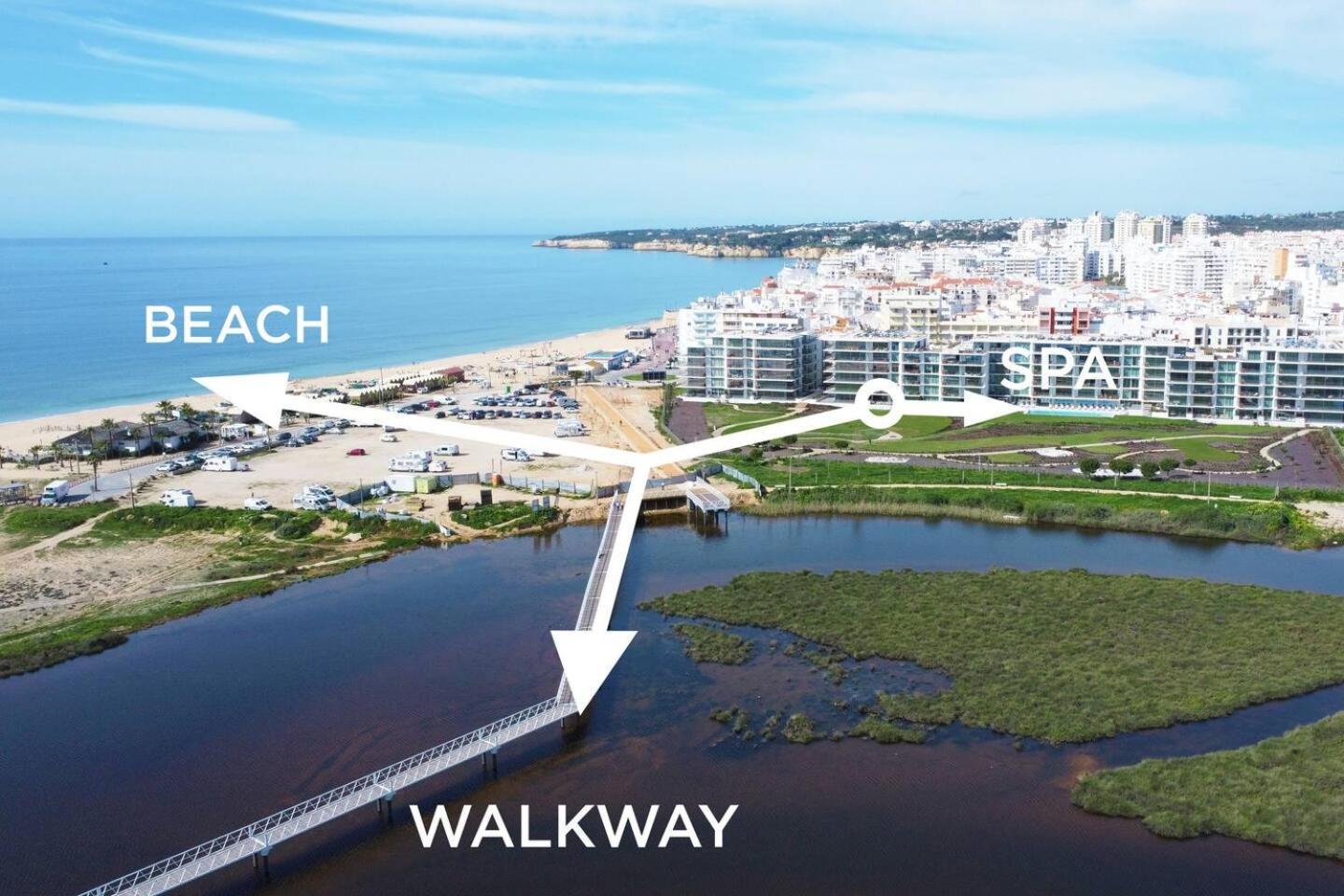 Bayline- Beachfront And Pool Armacao de Pera Bagian luar foto